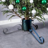 Tree Nest Mobiele standaard met wielen voor kunstkerstboom 1,8 m groen Tree Nest Mobiele standaard met wielen voor kunstkerstboom 1,8 m groen