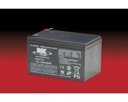 MK Battery - 12AH AGM accu voor uw scootmobiel - 15.1 cm x 9.9 cm x 10 cm (LxBxH)