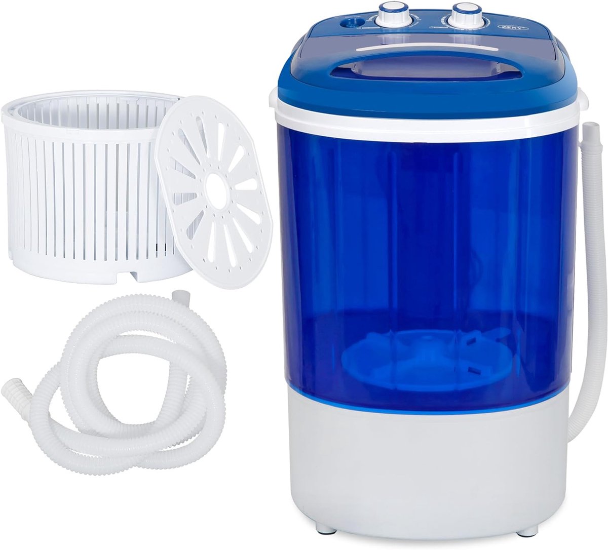 Draagbare en draaibare mini-wasmachine 6 lb - Compacte wasmachine voor caravans, camping en thuis