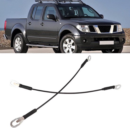 Heckklappenlift-Stützkabel Für Navara D40 - 1 Paar, Aluminium, Ersatz Für 90460 EB700, Einfach Montierbar