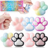 Squishy Taba Lot De 9 Taba Squishy Pattes De Chat Squishy - Jouet Fidget à Pincer En Silicone