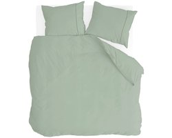 Walra Dekbedovertrek Remade Uni Essence - 240x220 - 100% katoen - Groen
