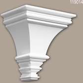 Console 119014 Profhome Élement décorative style dorique blanc
