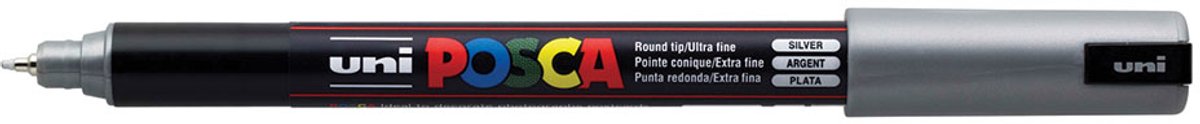 Posca - Verfstift PC1MR EF zilver | 6 stuks
