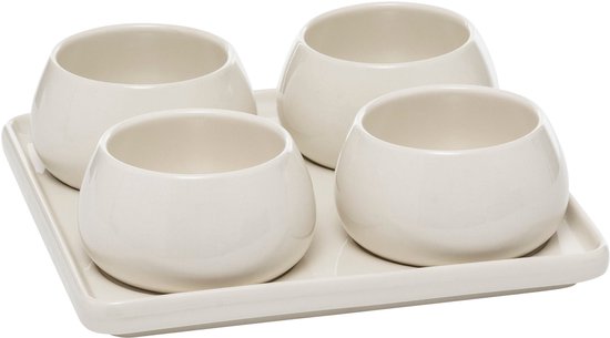 Coffret apéritif Nora Secret de Gourmet - 5 pièces - Wit