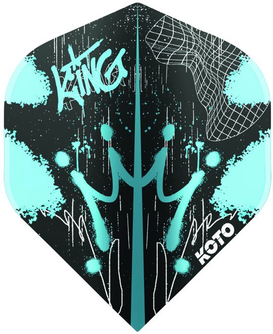 KOTO Rebel Royale Aqua X NO2 - Dart Flights van Merkloos — afbeelding 3