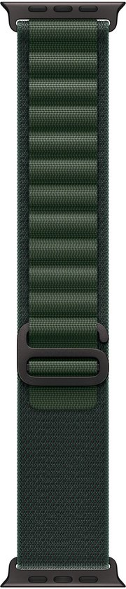 Apple Watch Ultra 2 GPS + Cellular - 49mm - Zwarte Titanium Case met Dark Green Alpine Loop - Small