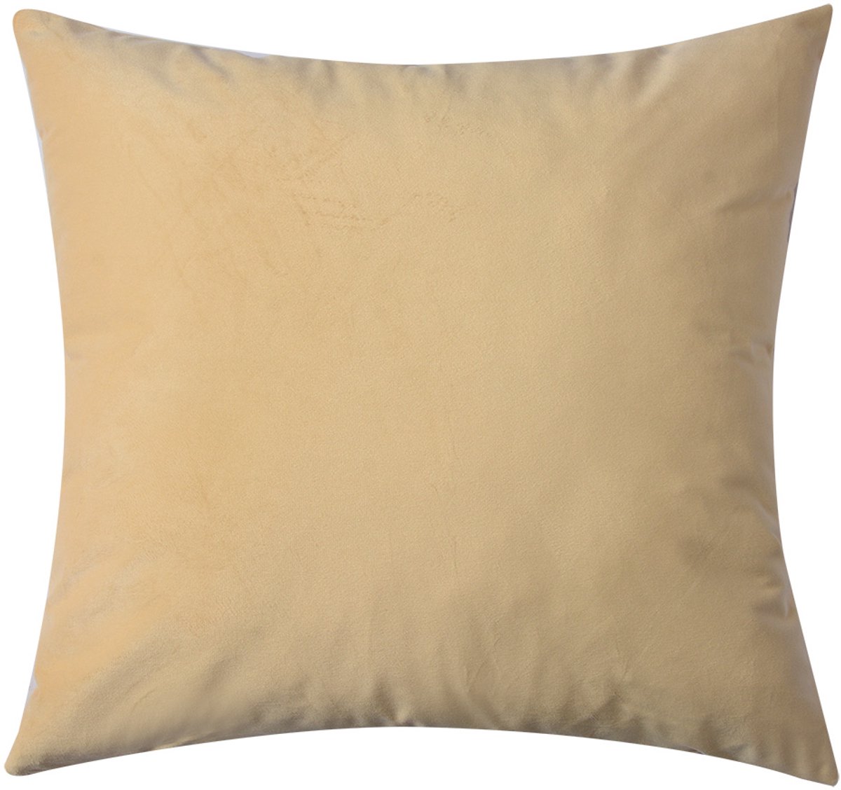Clayre & Eef Kussenhoes 45x45 cm Beige Synthetisch
