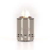 COSTWAY Brasero De Terrasse 3 En 1 De 50 Cm, Brasero à Bois