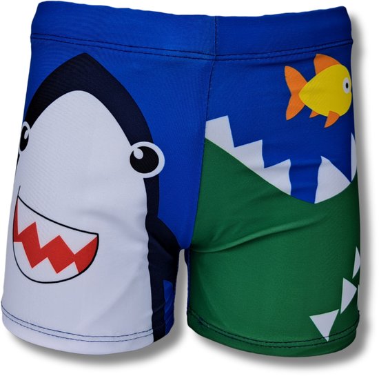 NiSy.nl Haai + Krokodil Zwembroek | Zwemshort | Jongens | Maat 104-110