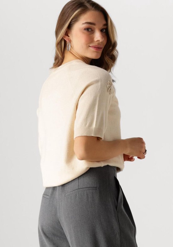 Object Objlaney Rubin Ss Pullover E Div Pulls et Gilets Femme - Pull - Sweat à capuche - Cardigan - Beige - Taille XL