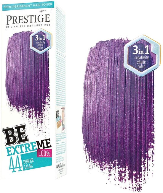 Prestige Power Lilac - Paarse Haarverf - Semi-Permanente Haarkleuring Paars - Zonder Ammoniak en Peroxide - 100ml