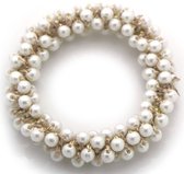 Luxe Haarelastiek | Parels | Elastische Haarband | Haaraccessoires | Elegant & Duurzaam | 1 stuk