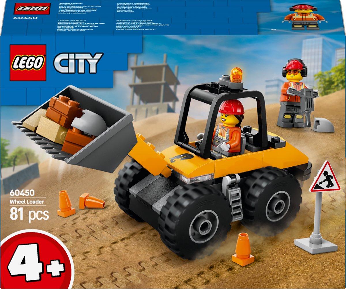 LEGO 60450 City Great Vehicles Gele wiellader