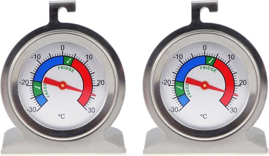 Foto: Koelkast en vriezer thermometer set nauwkeurige temperatuur monitoring voor koeling en vriezen