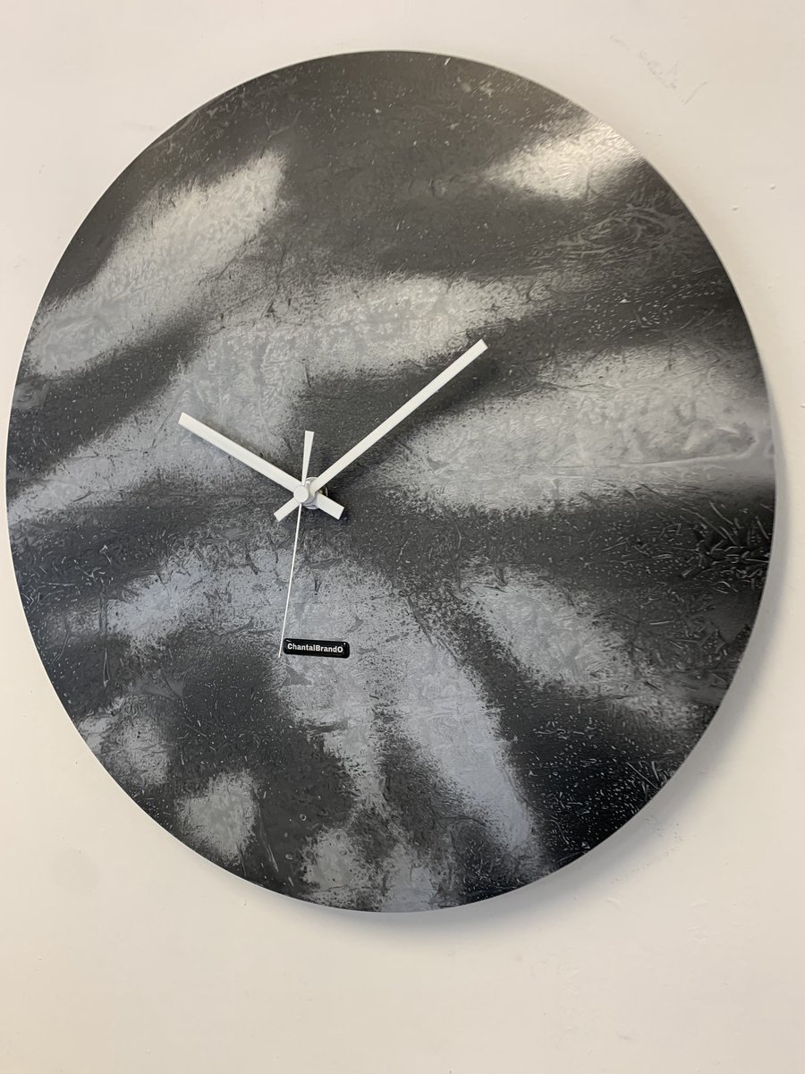 ChantalBrandO Wandklok BRETAGNE XL Modern Industrieel Design