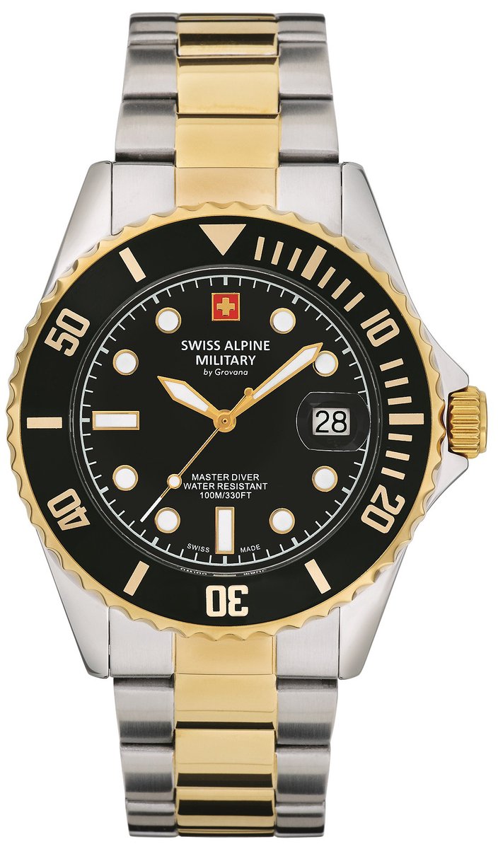 Swiss Alpine Military 7053.1147 Master Diver horloge