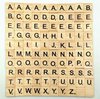 Afbeelding van het spelletje ProductGoods - Houten blokjes met letters voor scrabble - Houten scrabble letters