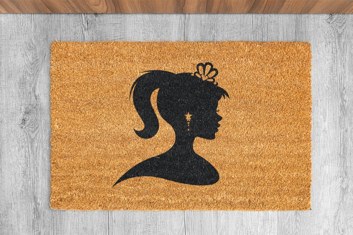 Barbie Princess Deurmat | 90x60 cm | Stijlvolle Ingangsmat | Trendy & Praktisch | Perfect voor Binnenkomst | Verhuizing Cadeau | Luxe & Duurzaam | Must-have Home Decor