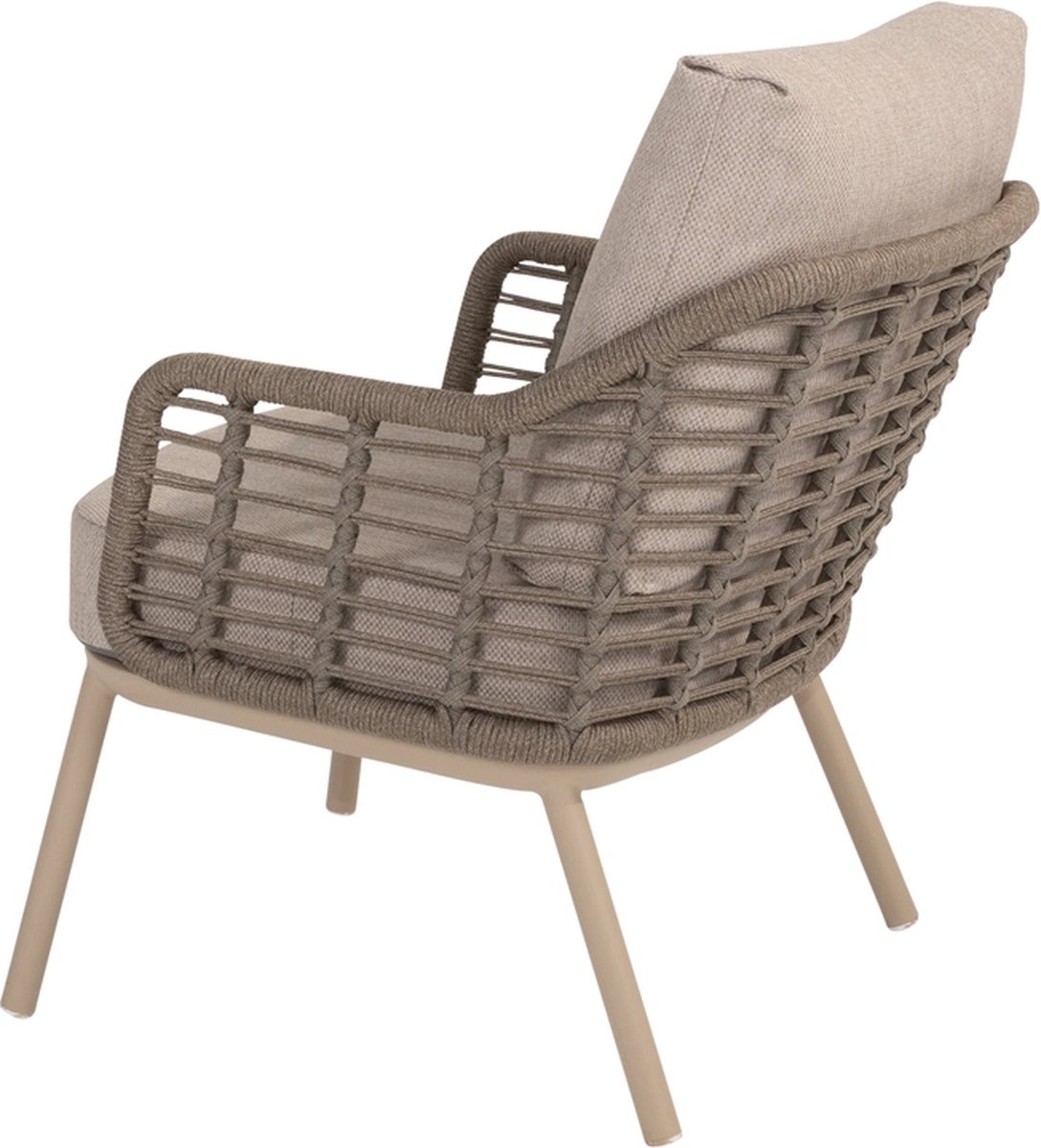Taste by 4 Seasons Puglia chaise de jardin basse - latte