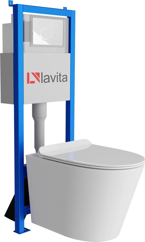 Lavita LAV 101 voorwandelement voor WC 40 cm