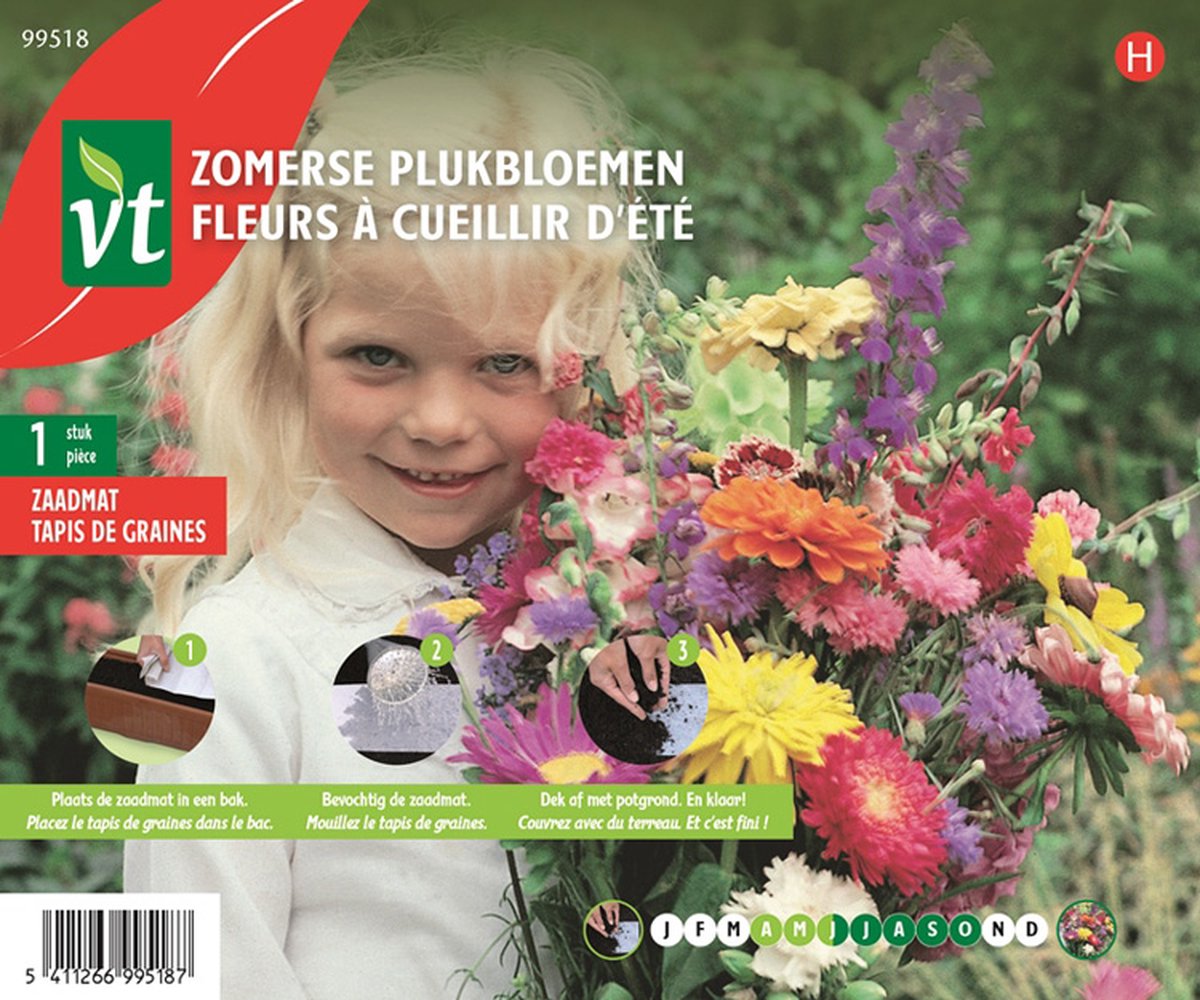 Zomerse Plukbloemen Zaden - Diverse Mix voor Zonnige Boeketten