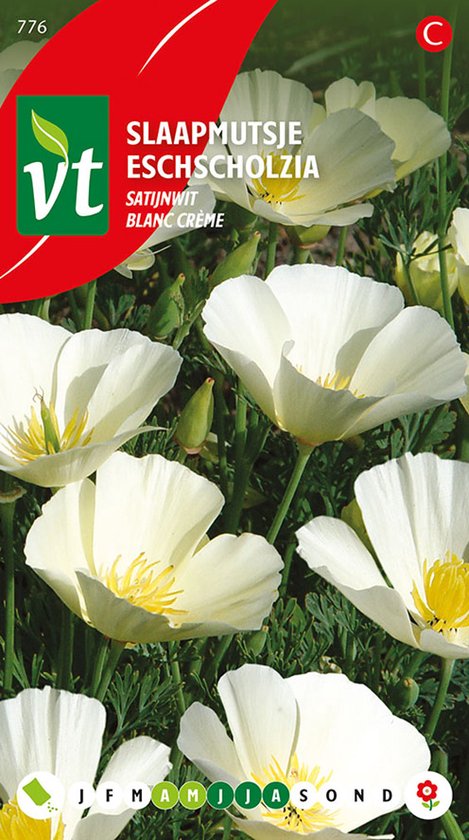Slaapmutsje 'Satijnwit' - Witte Bloemen voor Betoverende Borders