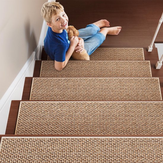 Brielle antislip trapmatten 65 x 24 x 3,5 cm - zelfklevende traptreden - onderhoudsarm, halfronde trapmat - antraciet - halfrond - 20 dp geluidsisolatie, 15 stuks Brielle antislip trapmatten 65 x 24 x 3,5 cm - zelfklevende traptreden - onderhoudsarm, halfronde trapmat - antraciet - halfrond - 20 dp geluidsisolatie, 15 stuks
