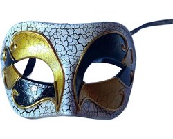 Masker gala - Goud zwart - gezichts masker - Masker vrouw - Rollespel masker - Bal masker - Carnaval masker - Gemaskerd bal - BDSM - Rollespel