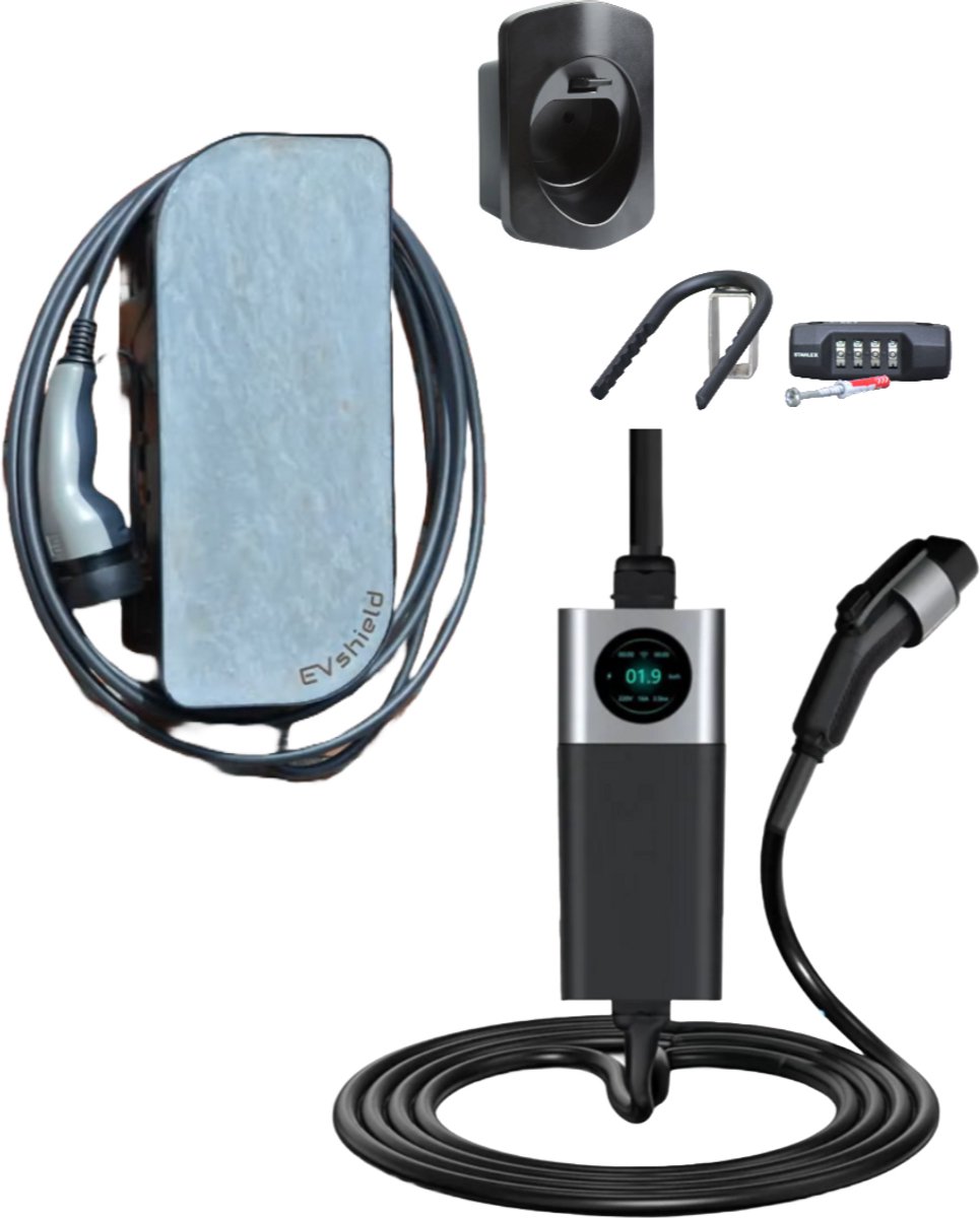 Complete Laadoplossing voor Elektrische Auto's - EVshield Voordeelbundel