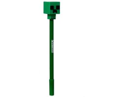 Pen Blauw - Minecraft Creeper Groen Chibi-Top - Uitwisbaar Inkredible - 17.5cm