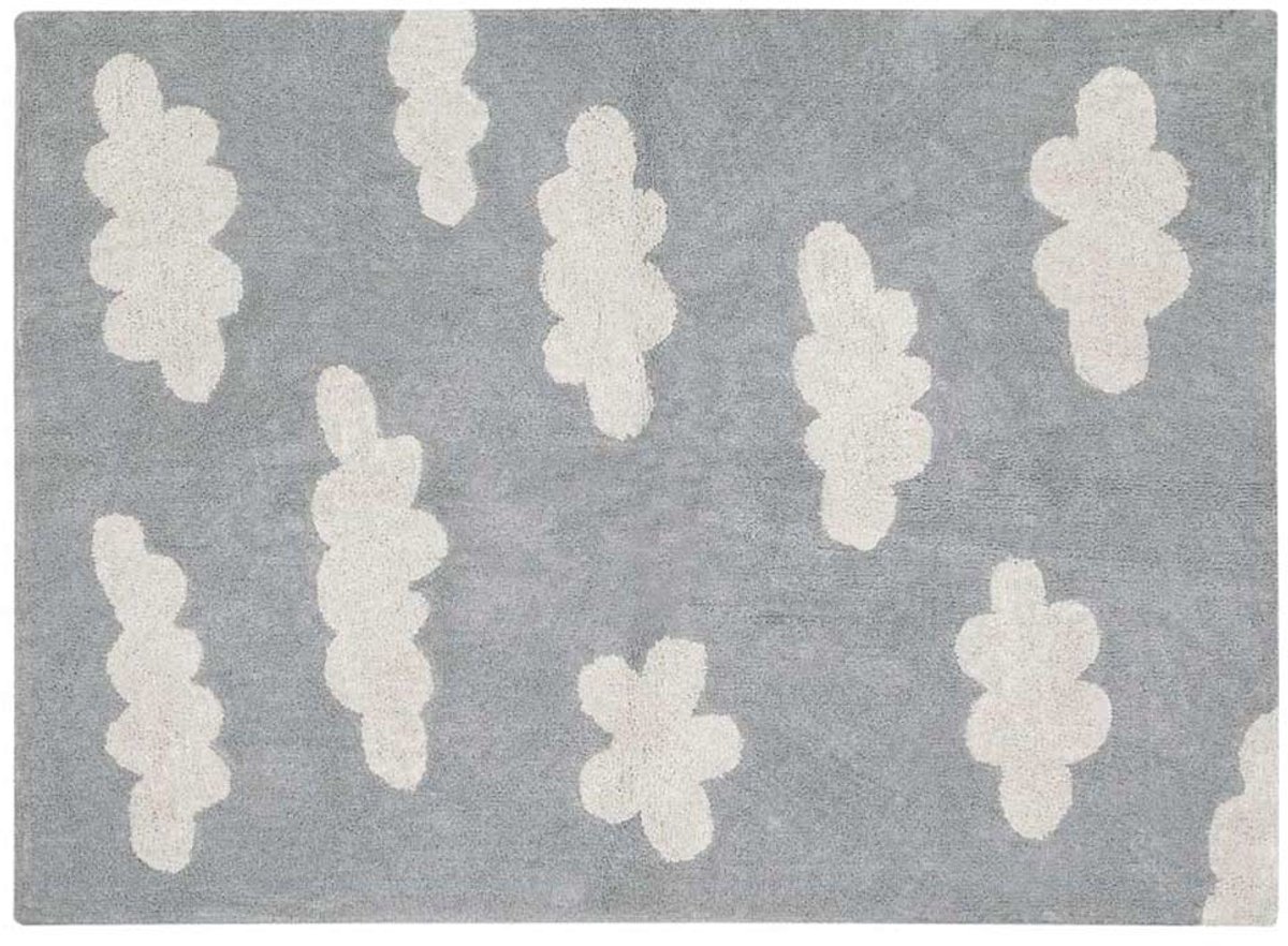 Vloerkleed kinderkamer Clouds Grey