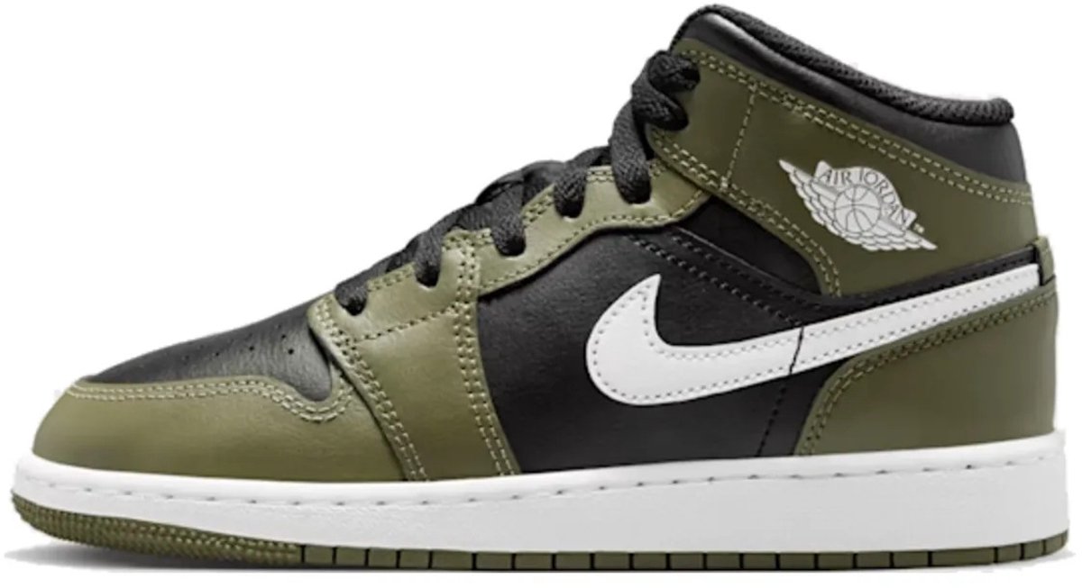 Nike Nike Air Jordan 1 Mid Sneakers Unisex Groen