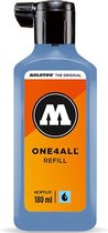 Molotow ONE4ALL™ - 180ml Blauw Violet Pastel navul Inkt op acrylbasis