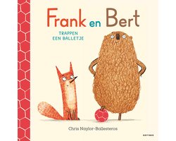 Omslag van Frank en Bert - Frank en Bert trappen een balletje