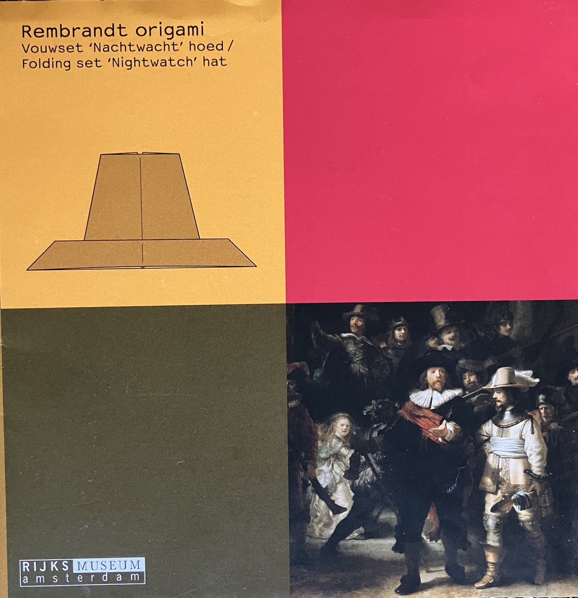 Rembrandt origami