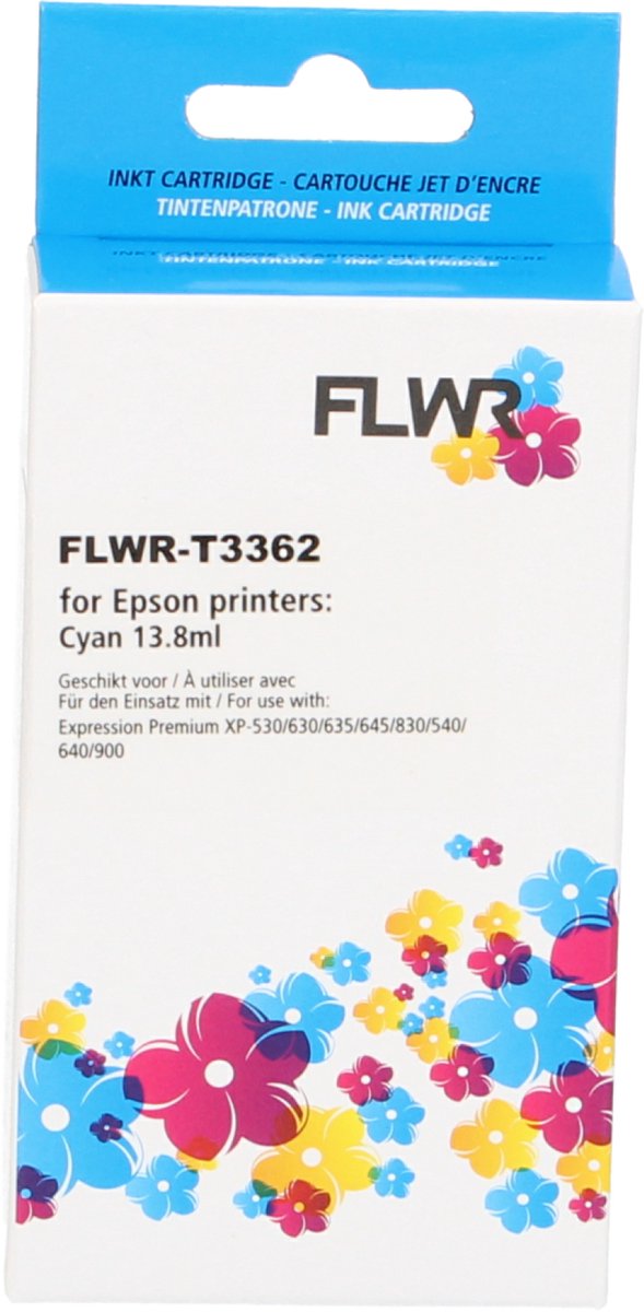 FLWR - Cartridges / Epson 33XL (T3362) / cyaan / Geschikt voor Epson