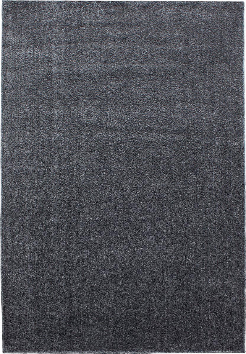 Laagpolig Vloerkleed | Tapijt | Ata | Uni | Grijs | 240x340 cm