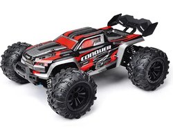 Bestuurbare auto 1:16 Schaal - Hoge Snelheid 50 Km/h - Ideaal voor Volwassenen en Kinderen - 2.4G Afstandsbediening - 4WD Off-Road Monster Truck - Buiten - RC Auto - Rc Truck - Rood