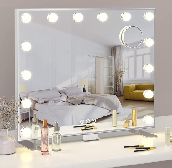 Make up spiegel met verlichting cadeau geven