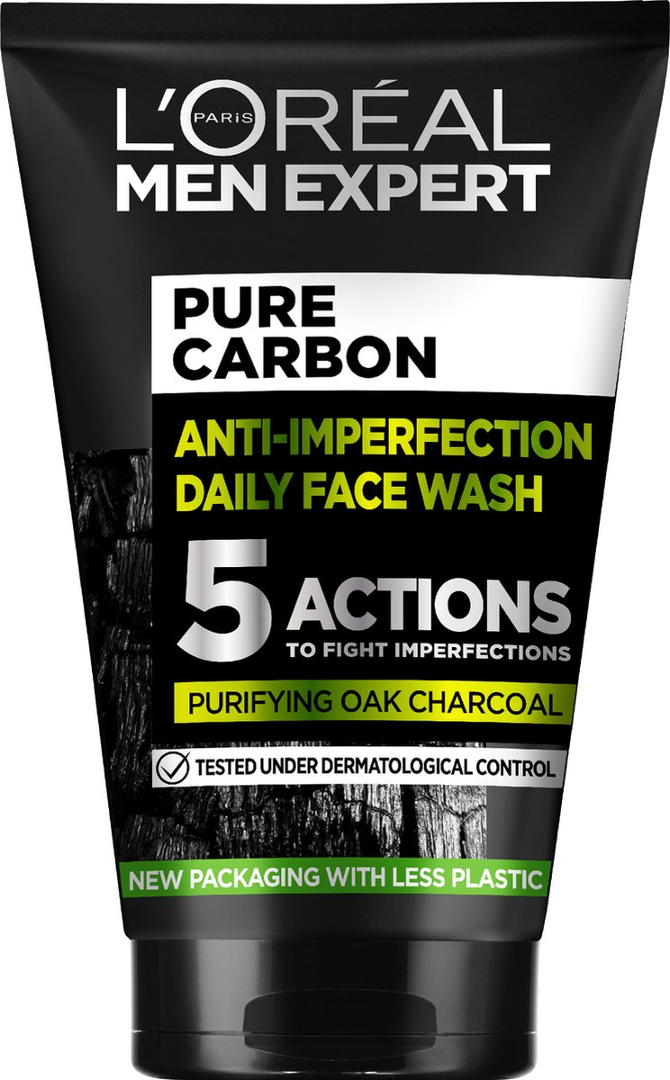 L’Oréal Paris Men Expert Pure Carbon - 100ml - Gezichtsreiniger - Vette huid