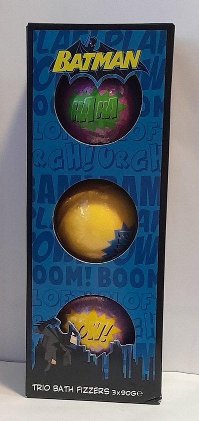 Batman Trio Bath Fizzers GiftSet badbruisballen 3 X 90G