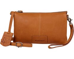 Burkely Soft Skylar Triple pocket zip - Tas - Volwassenen - Cognac