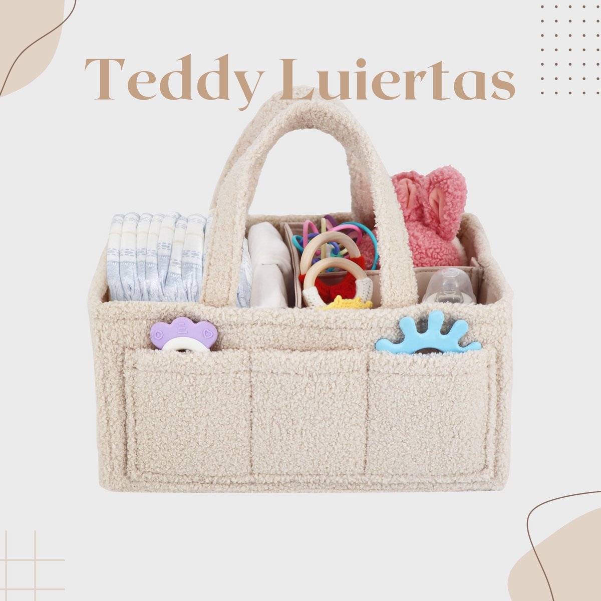 Be Sure Store Teddy Luiertas Beige - Kraamcadeau thumbnail 6