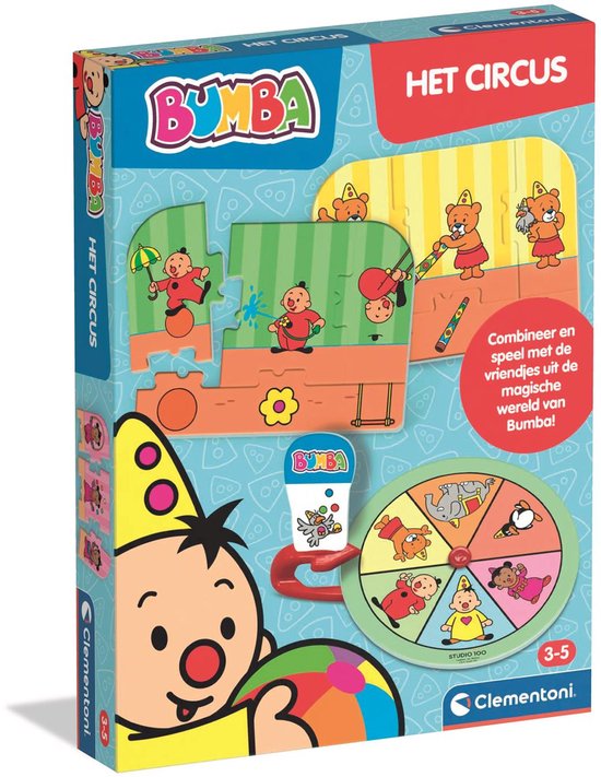 Clementoni - Bumba - Educatief Puzzel Spel - Het Circus - Vanaf 3 Jaar
