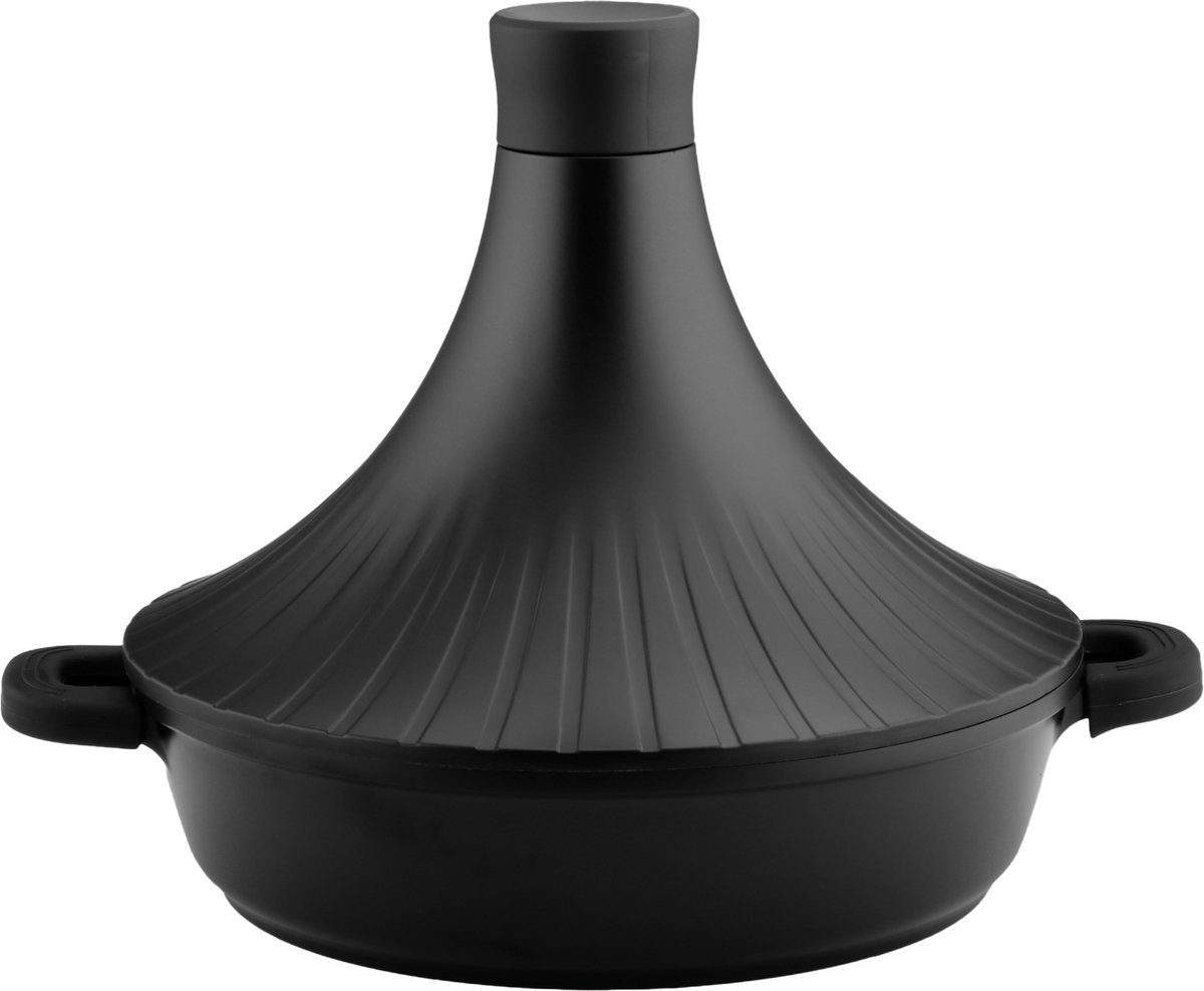 Maison & Kitchen - Tajine inductie 28 cm - PFAS vrij - Zwart