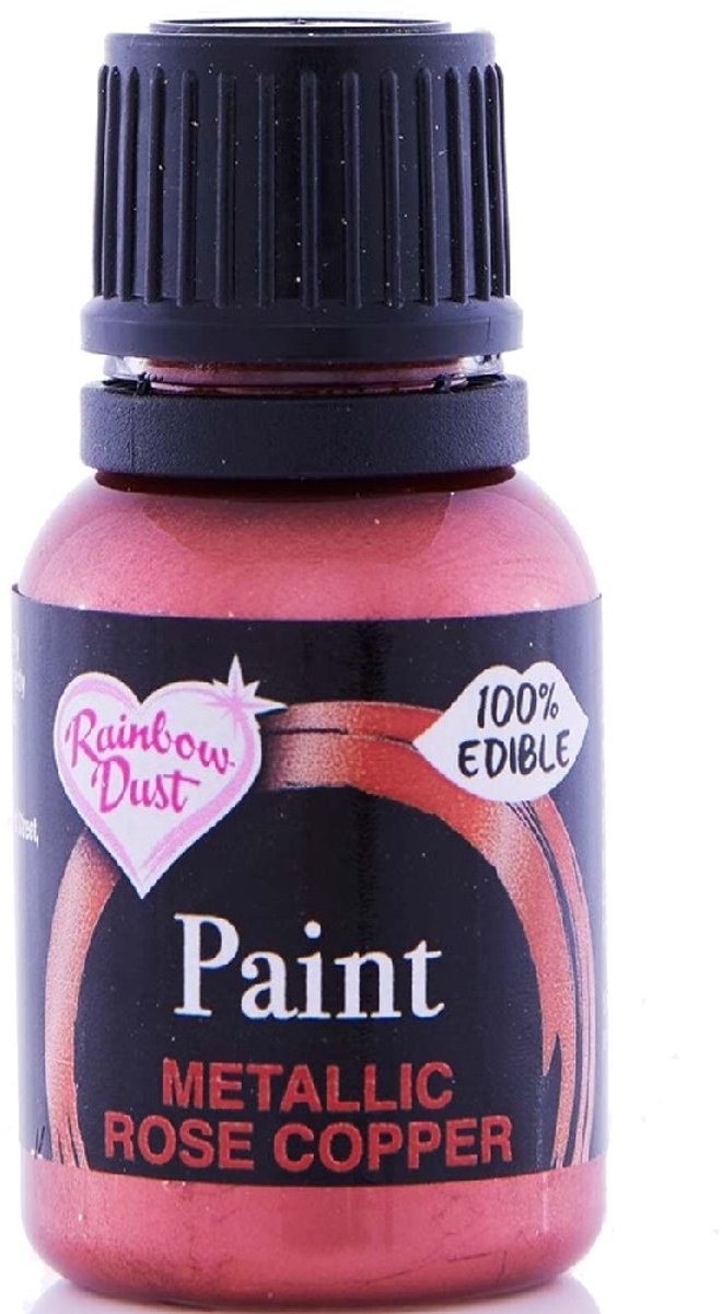 Rainbow Dust Metallic Paint Rosékoper25g