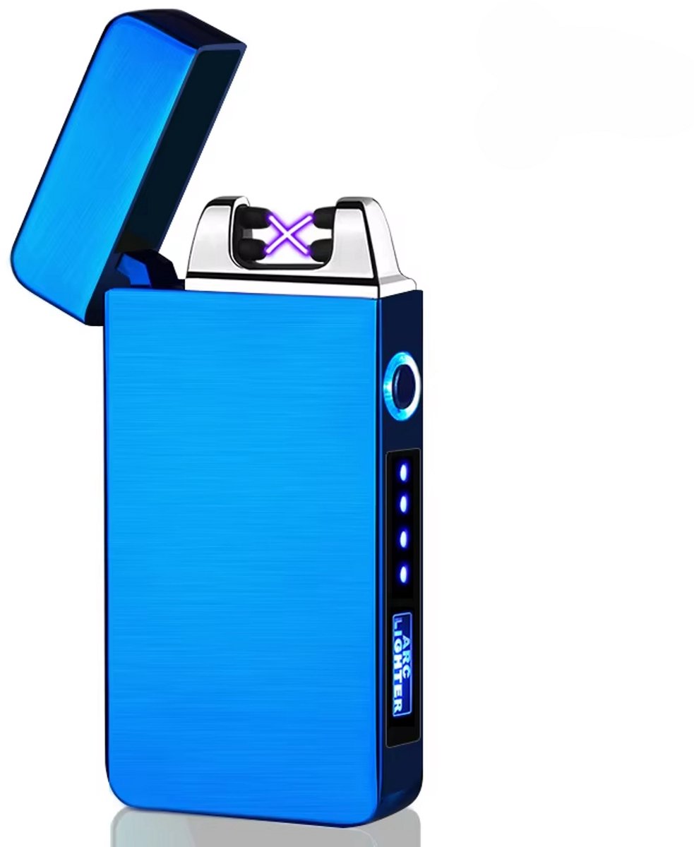 THAR - Plasma Aansteker – USB Oplaadbaar – Vuurwerk en Sigaretten Aansteker – Blauw