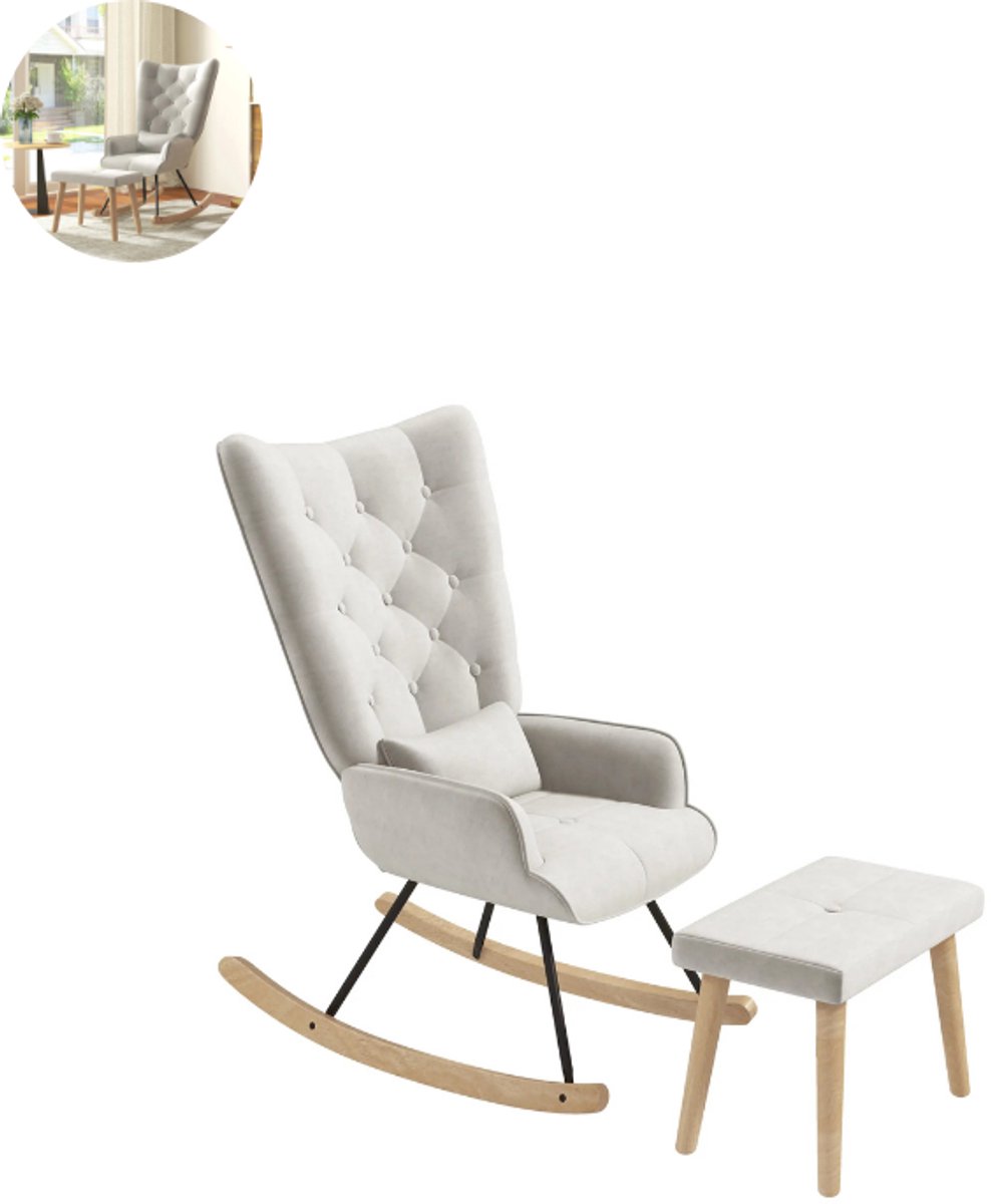 Fauteuil - Relaxzetel - Relaxstoel - Relaxfauteuil - Stoel - Met armleuning - Met voetenba