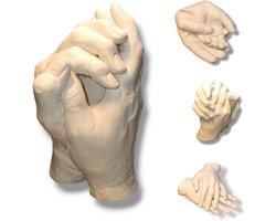 Handenbeeld | Handafdruk | Gipsafdruk | GipsHanden | Hand | 3D | Compleet Pakket bestaat uit 300 gram Casting Mix Poeder & 750 gram Gips | Bodycasting | Extensso® | Gipsafdruk | Alginaat | Een herinnering | Hobby Pakket | Bodycasting | Handbeeld